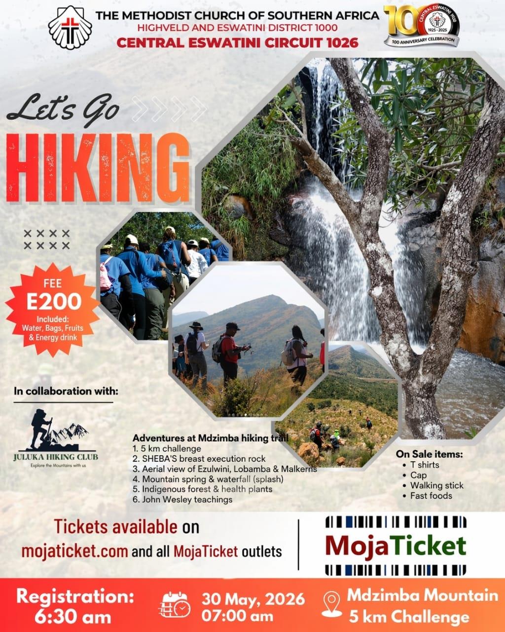 Central Eswatini Circuit 1026 Fundraising Hike Pic